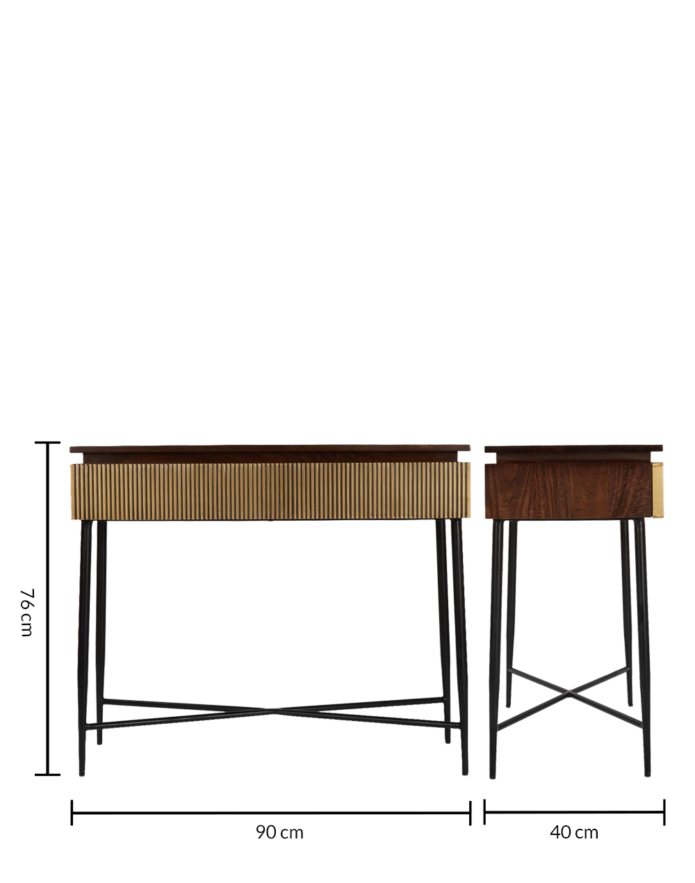 Antique Brass Suvarn Console Table Antique Brass Suvarn Console Table