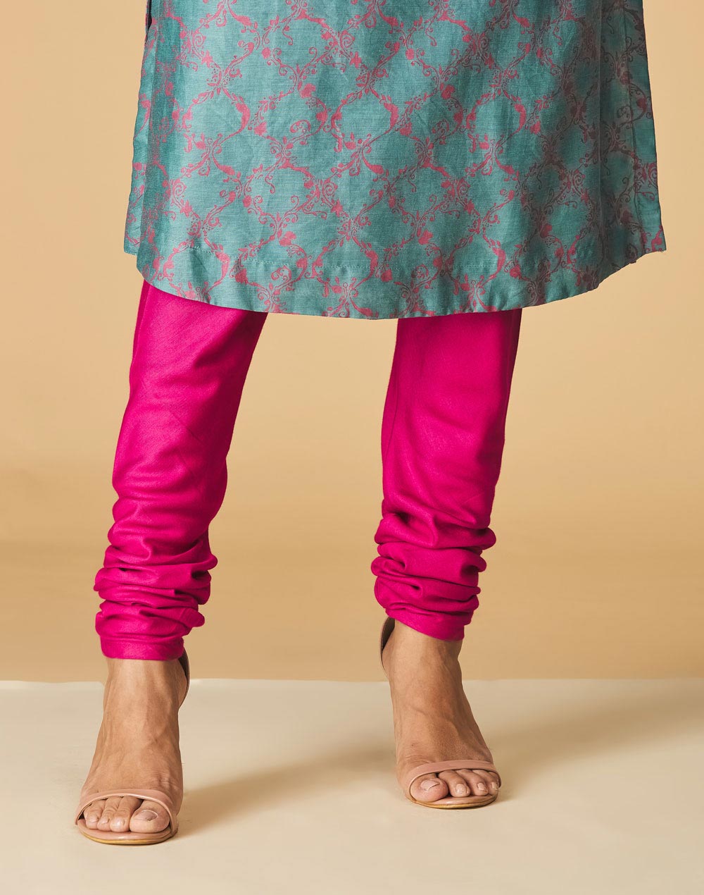 Women Regular Fit Churidar Cotton Stretchable / Ankle Length