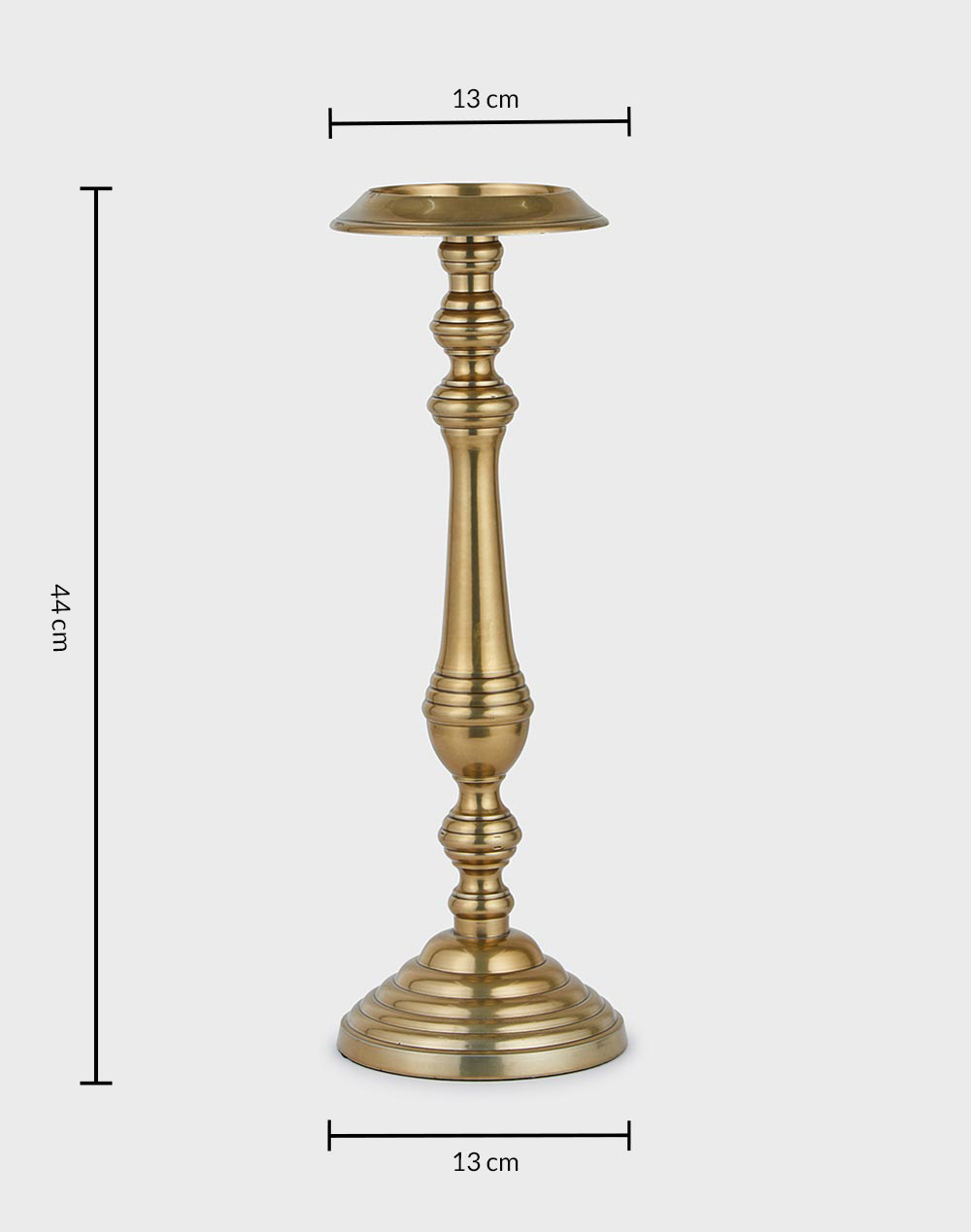 Antique Brass Inaaya Pillar Candle Holder Antique Brass Inaaya Pillar Candle Holder