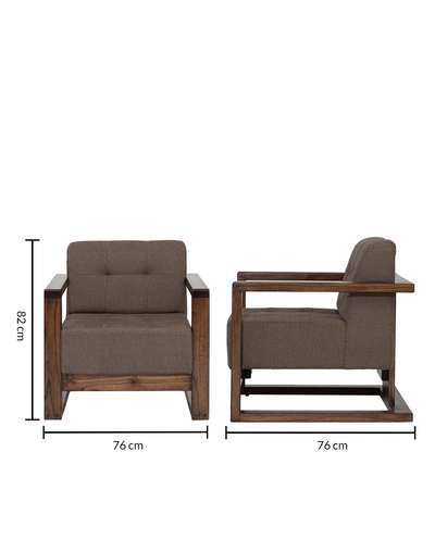 Coffee Saar Single Seater Sofa Coffee Saar Single Seater Sofa