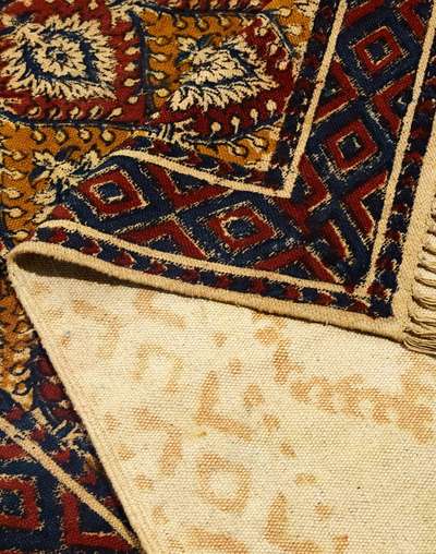 Boota Rangsaz Buy Coloured Boota Dhurrie Online at Fabindia | 20225407