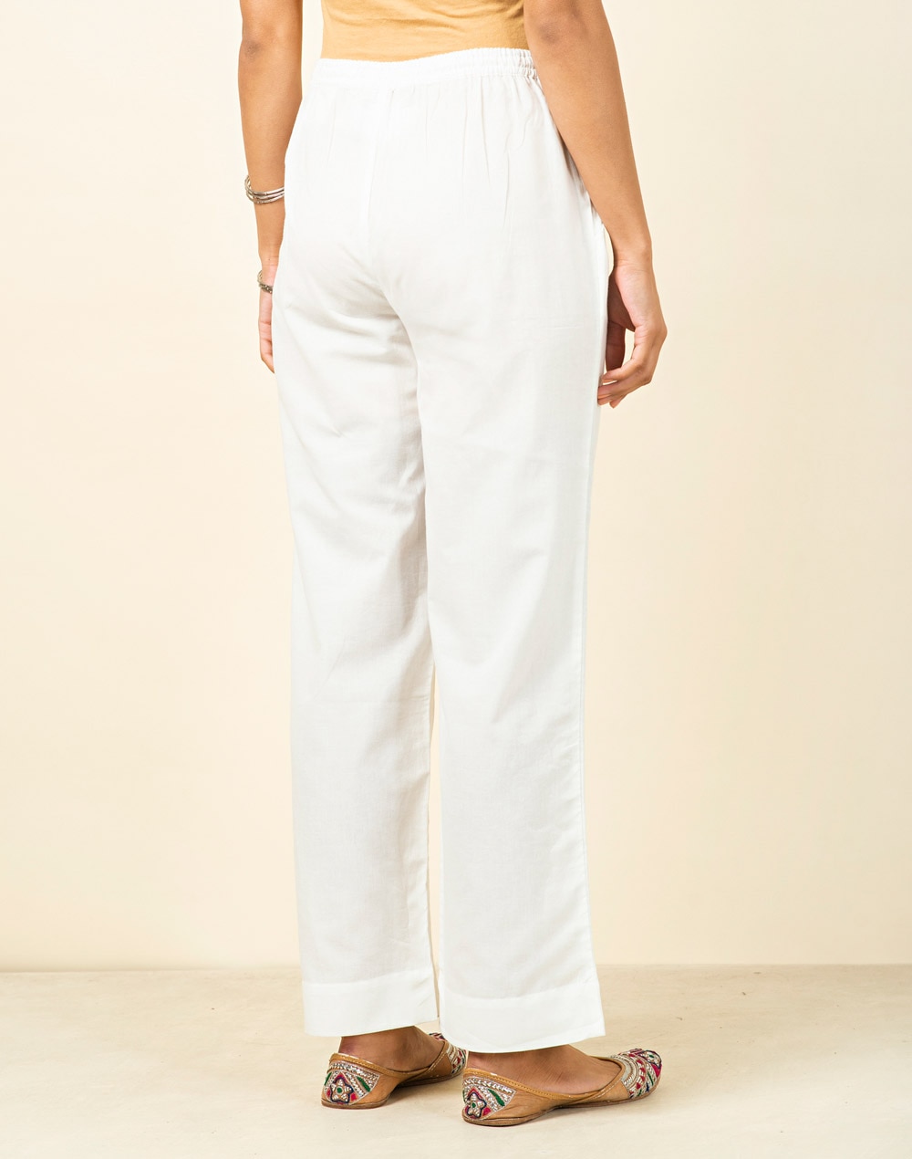 Natural Cotton Full Length Casual Pj Pant