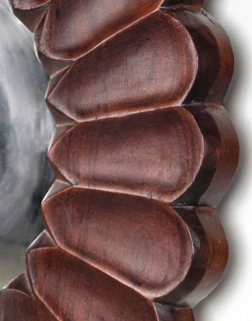 Brown Kasa Wood Wall Mirror Brown Kasa Wood Wall Mirror