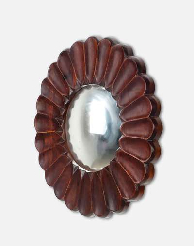 Brown Kasa Wood Wall Mirror Brown Kasa Wood Wall Mirror