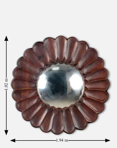 Brown Kasa Wood Wall Mirror Brown Kasa Wood Wall Mirror