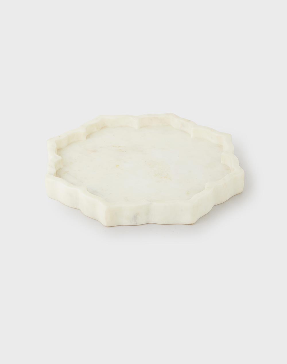 White Sarisha Cutwork Platter-Large