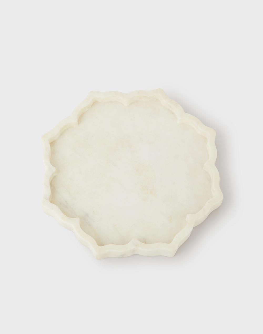 White Sarisha Cutwork Platter-Large