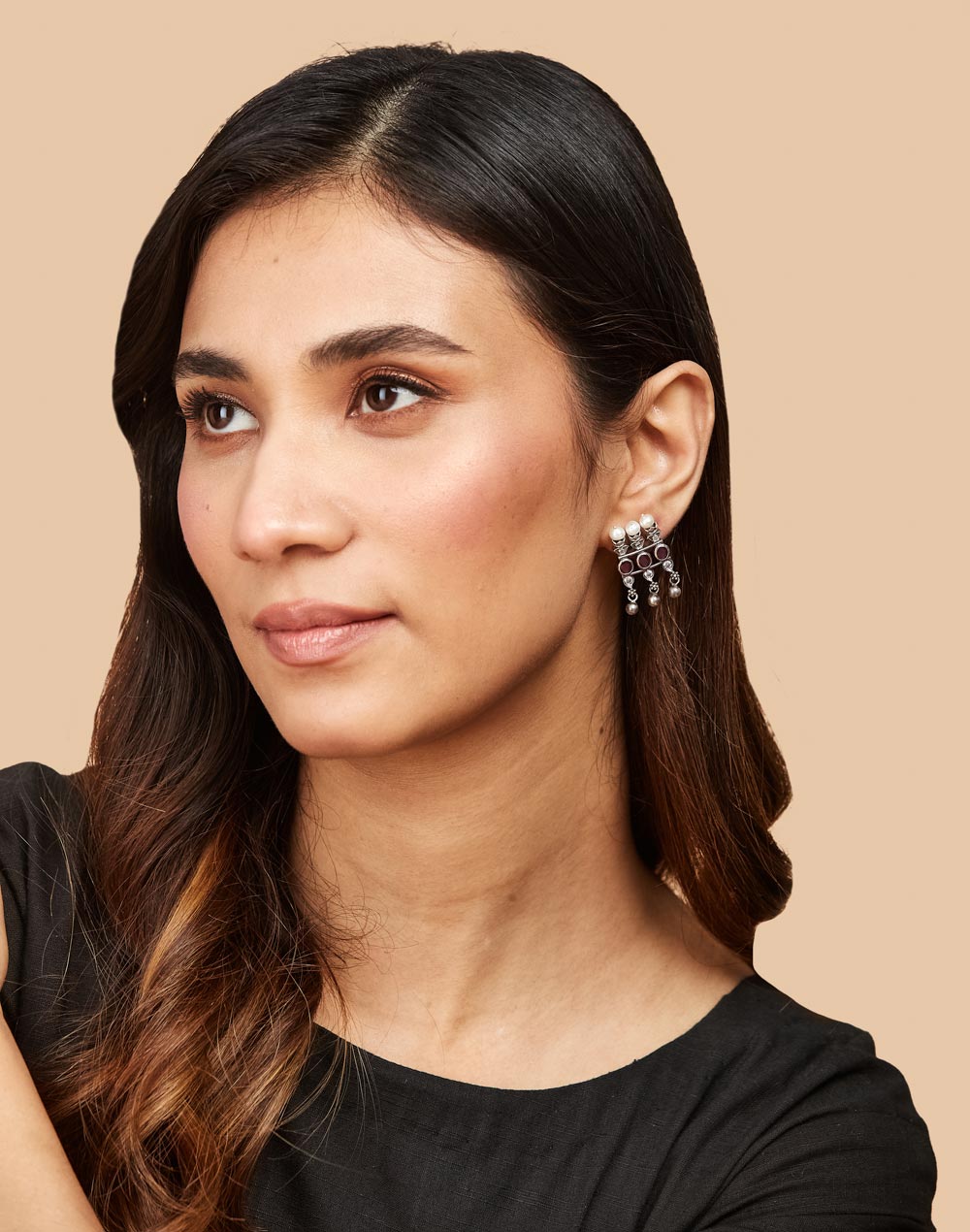 Silver Pearl Stud Earrings Silver Pearl Stud Earrings