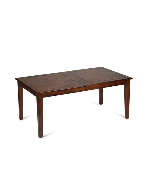 Brown Wood Heritage Extendable Dining Table Brown Wood Heritage Extendable Dining Table