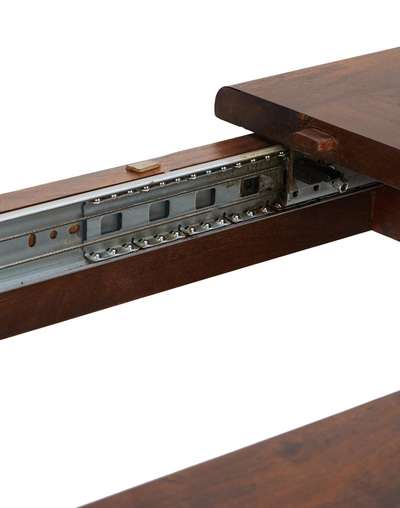 Brown Wood Heritage Extendable Dining Table Brown Wood Heritage Extendable Dining Table