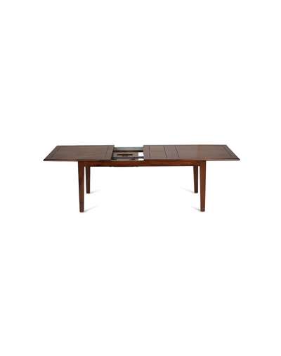 Brown Wood Heritage Extendable Dining Table Brown Wood Heritage Extendable Dining Table