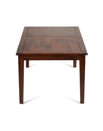 Brown Wood Heritage Extendable Dining Table Brown Wood Heritage Extendable Dining Table