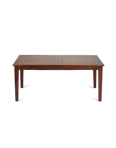 Brown Wood Heritage Extendable Dining Table Brown Wood Heritage Extendable Dining Table