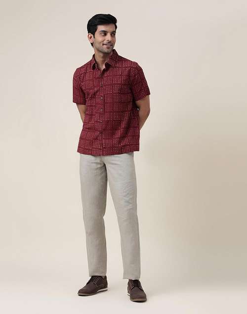 Natural Linen Slim Fit Pants Natural Linen Slim Fit Pants