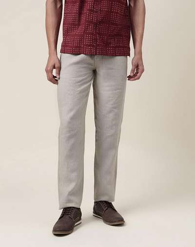Natural Linen Slim Fit Pants Natural Linen Slim Fit Pants