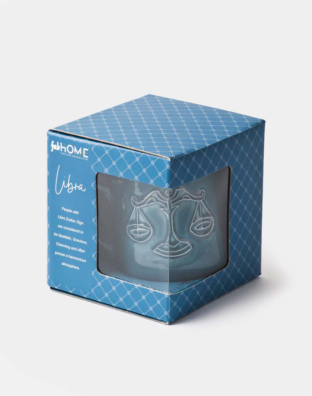 Rashi Light Blue Ceramic Mug - Libra Rashi Light Blue Ceramic Mug - Libra
