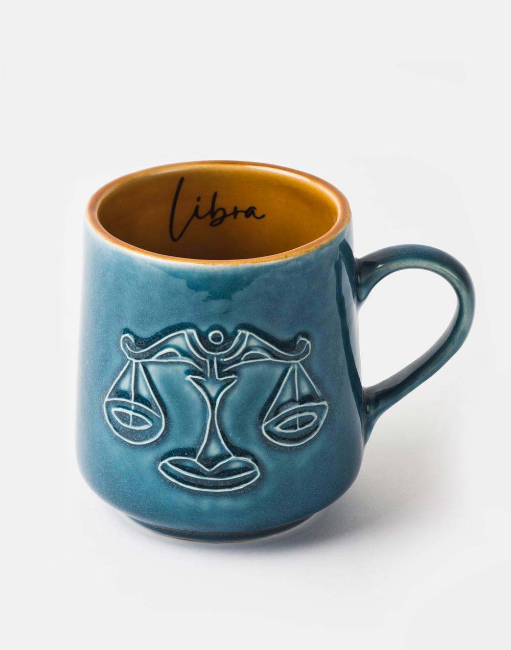 Rashi Light Blue Ceramic Mug - Libra Rashi Light Blue Ceramic Mug - Libra