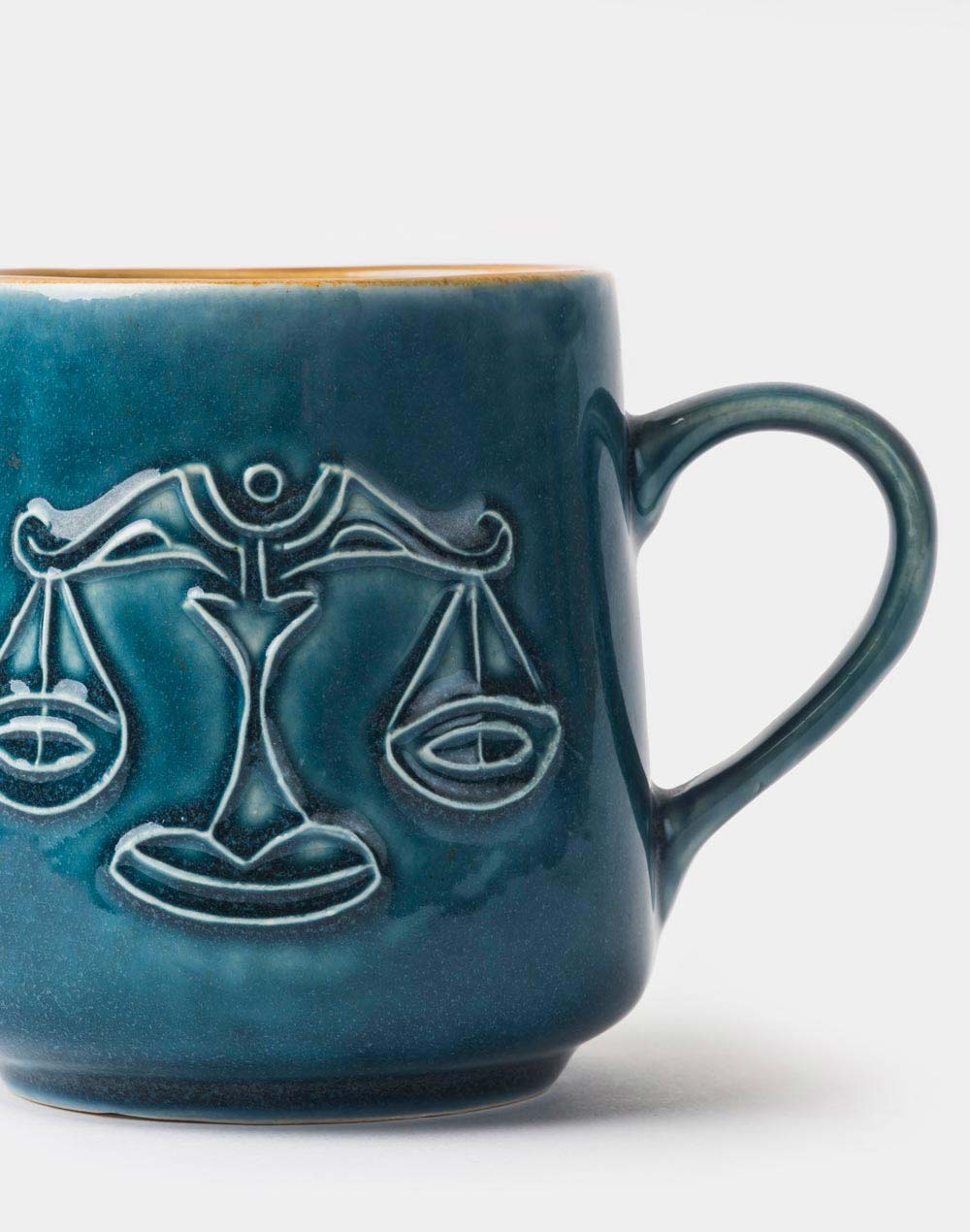 Rashi Light Blue Ceramic Mug - Libra Rashi Light Blue Ceramic Mug - Libra