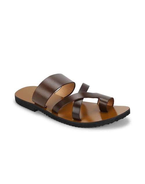 Man Chapple Buy Brown Leather Chappal for Men Online at Fabindia | 20133297