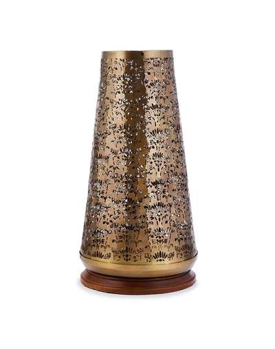 Brass Metal Roshan Ambient Table Lamp Brass Metal Roshan Ambient Table Lamp
