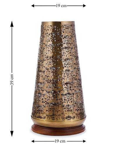 Brass Metal Roshan Ambient Table Lamp Brass Metal Roshan Ambient Table Lamp