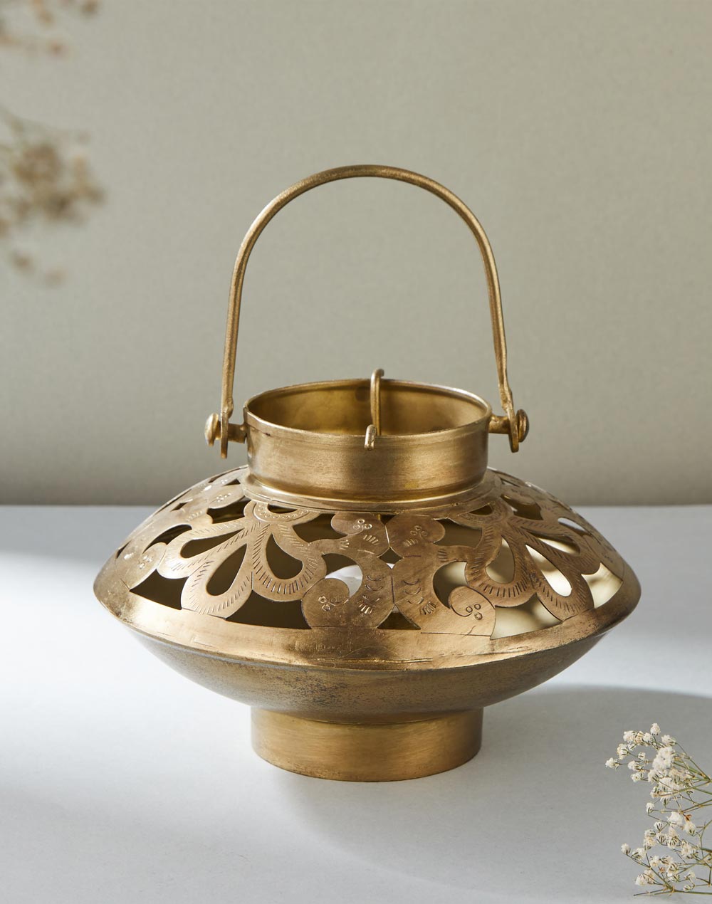Brass Metal Shalimaar Table Lantern