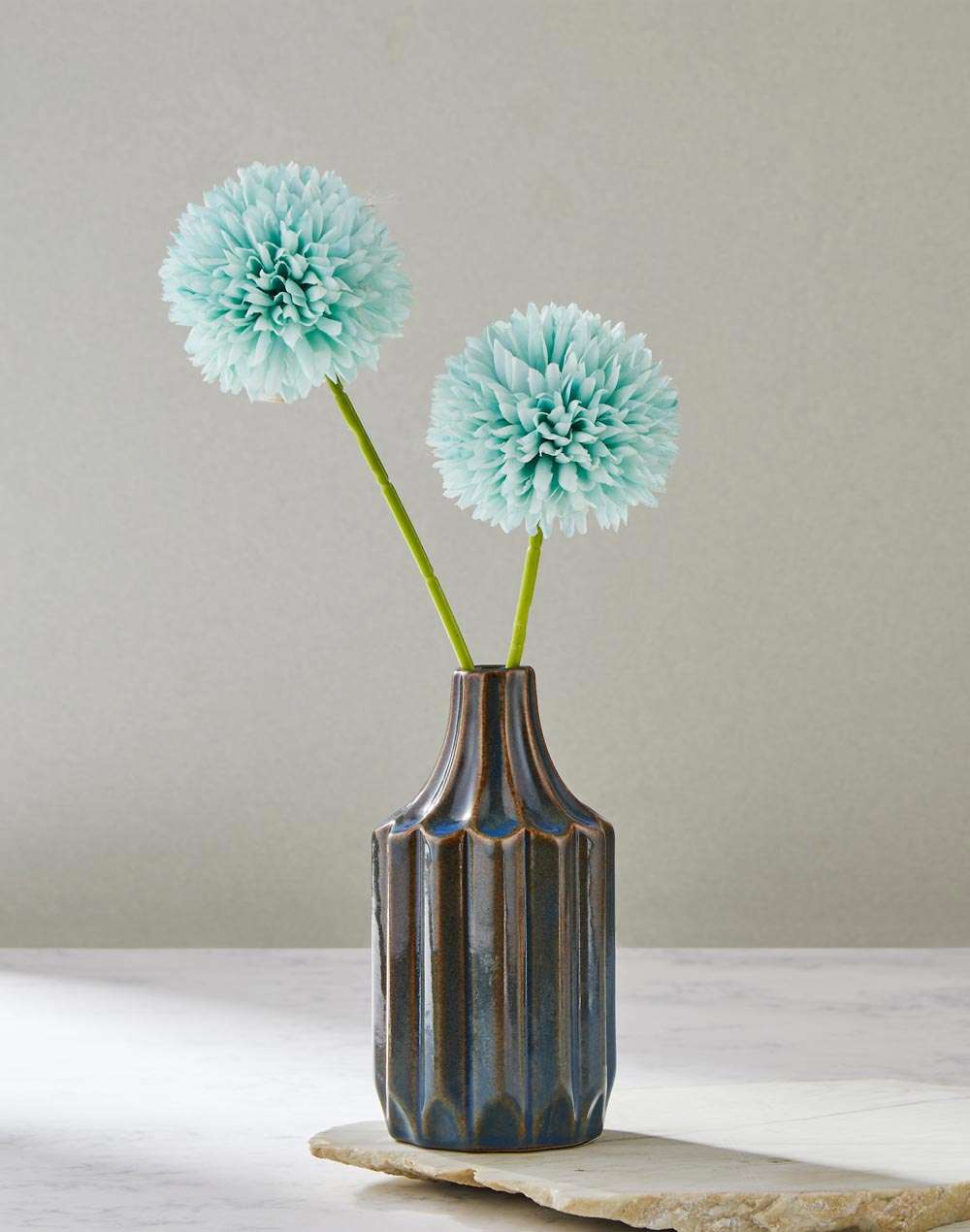 Buy Green Guldan Ceramic Cut Bud Vase Online at Fabindia | 20105137