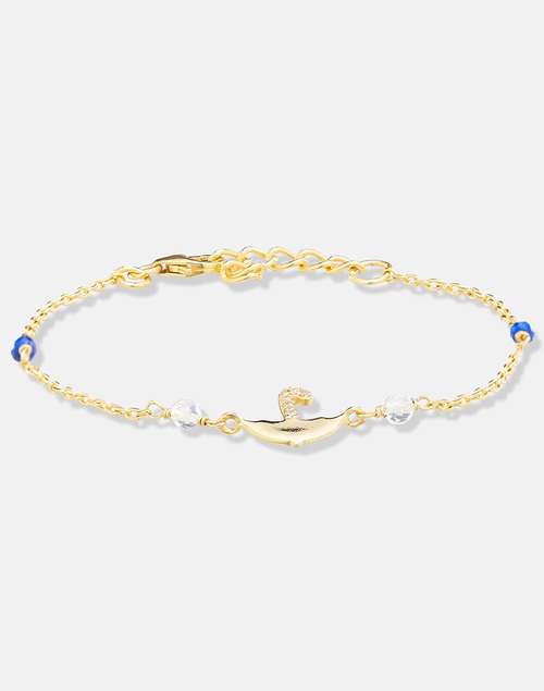Silver Gold Plated Kids Bracelet Silver Gold Plated Kids Bracelet