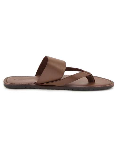 Man Chapple Buy Brown Leather Chappal for Men Online at Fabindia | 20127148
