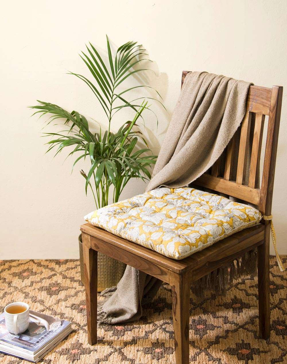 Cushion Covers Square Seat Pads For Dining Chairs Pink Floor