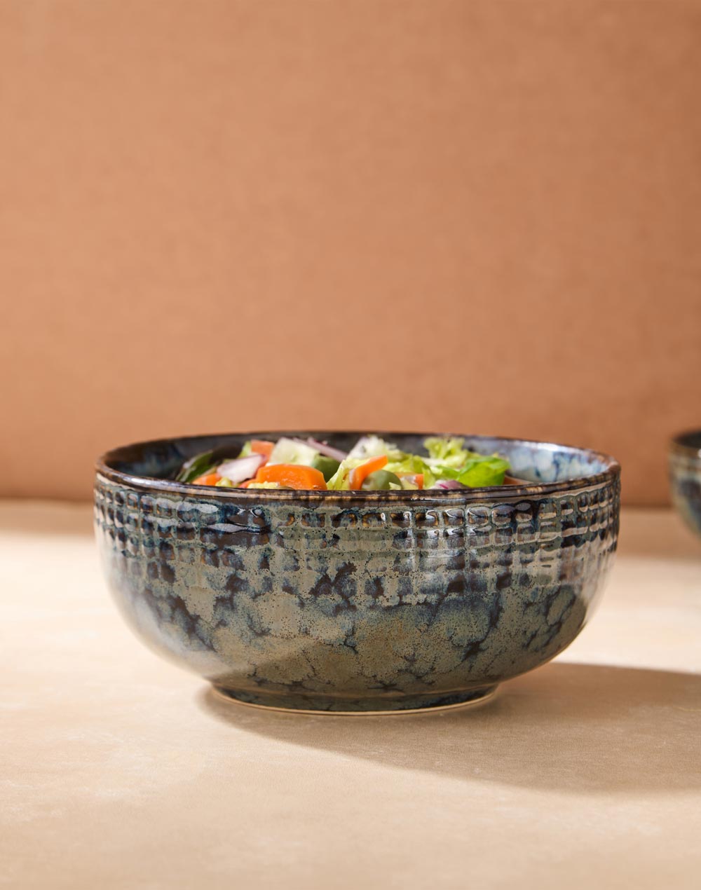 Blue Ceramic Dariya Serving Bowl- Small