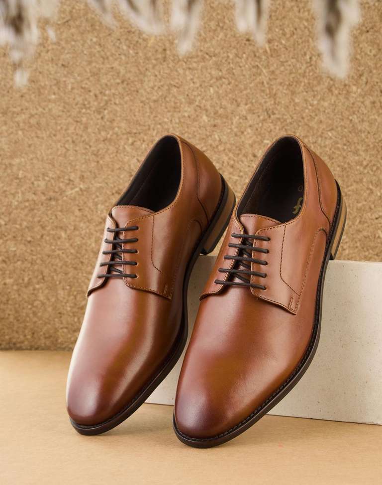 Brown Mens Fancy Shoes Formal Shoes For Men - Main Image