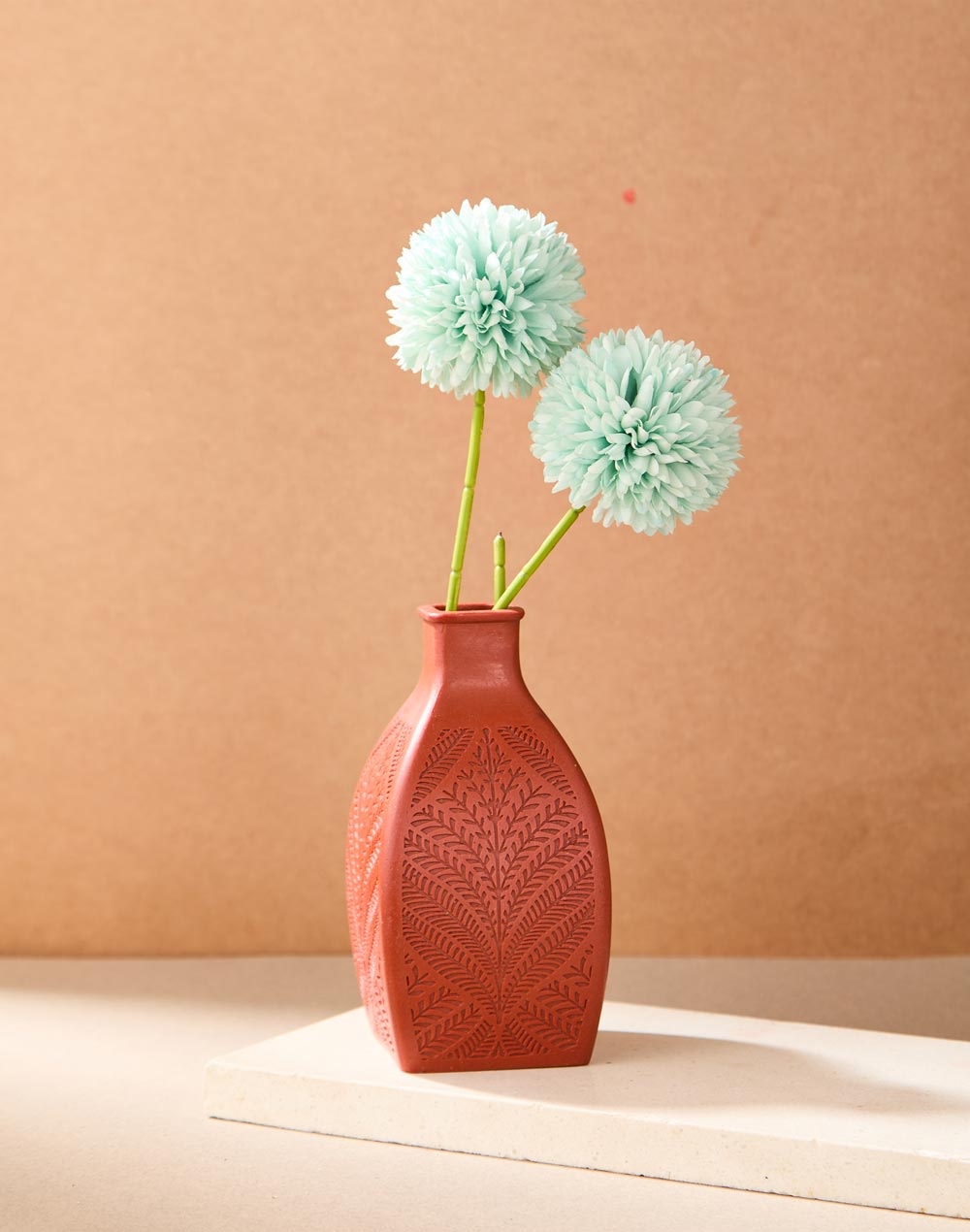 Red Stone Parni Bud Vase - Small