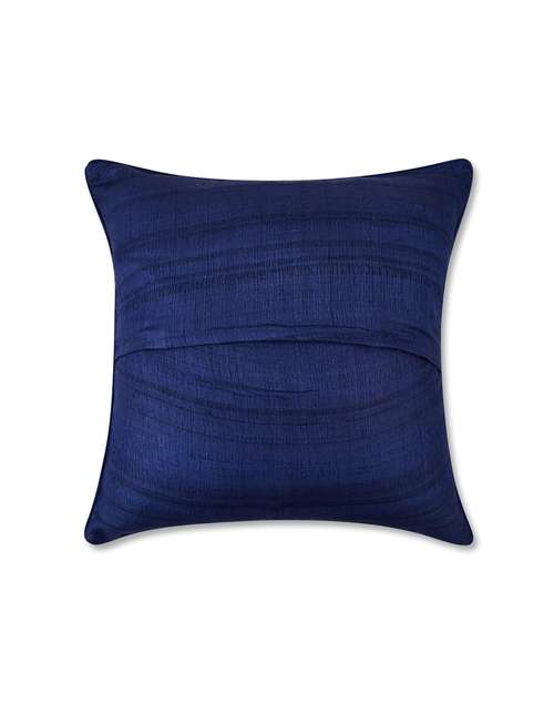 Blue Silk Woven Ikat Cushion Cover 40X40 Blue Silk Woven Ikat Cushion Cover 40X40
