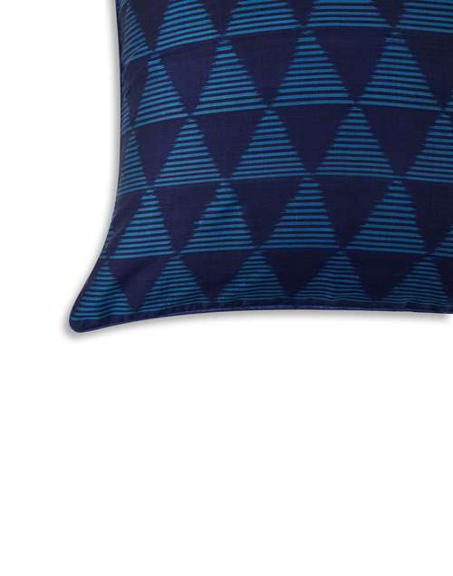 Blue Silk Woven Ikat Cushion Cover 40X40 Blue Silk Woven Ikat Cushion Cover 40X40
