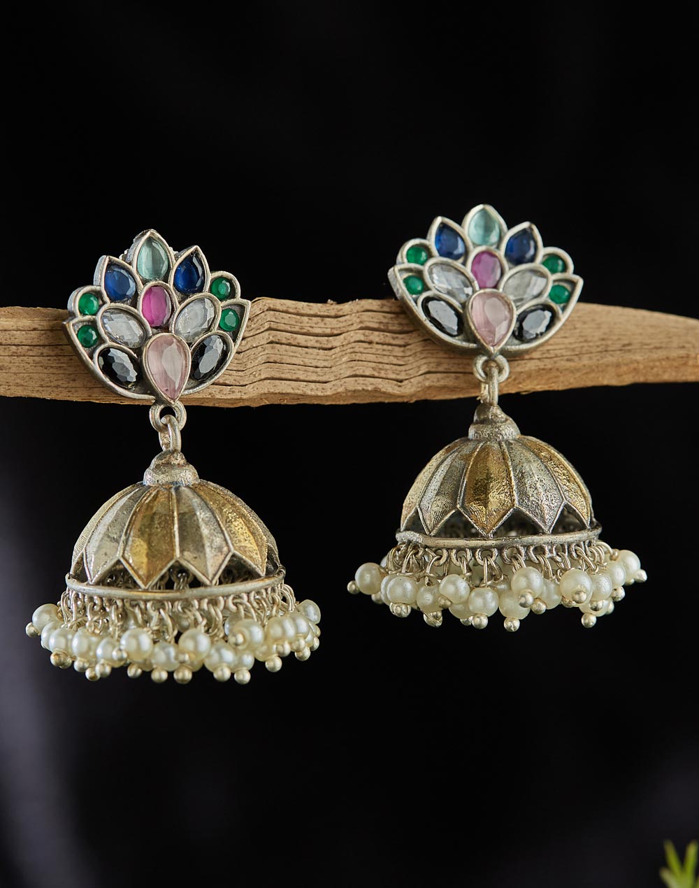 Metal Jhumka Earrings Metal Jhumka Earrings