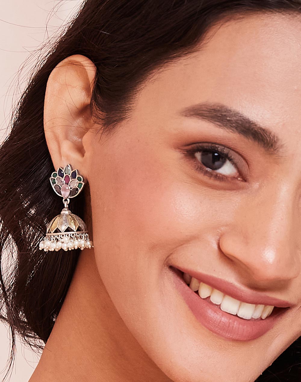 Metal Jhumka Earrings Metal Jhumka Earrings