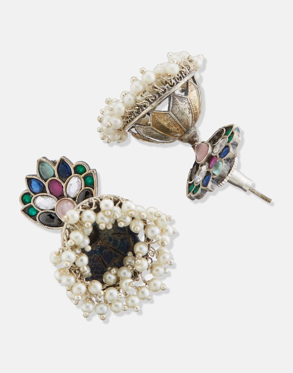 Metal Jhumka Earrings Metal Jhumka Earrings