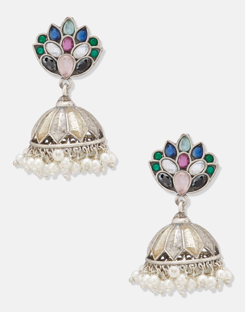 Metal Jhumka Earrings Metal Jhumka Earrings