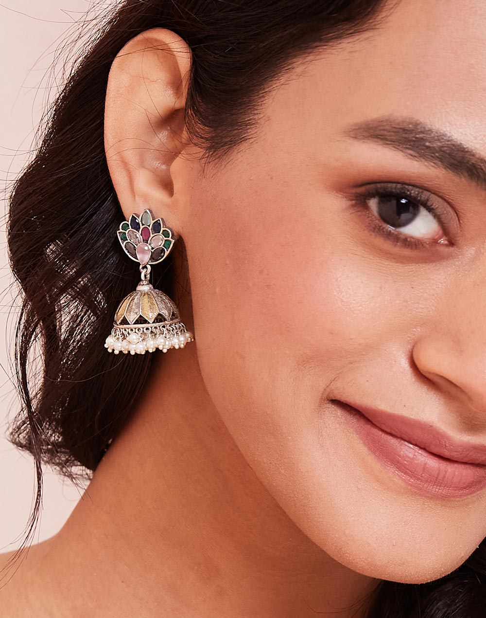 Metal Jhumka Earrings Metal Jhumka Earrings