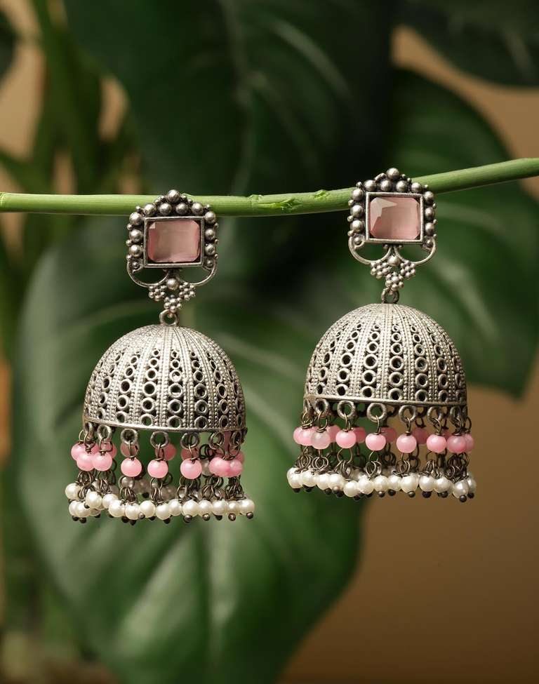 Metal Jhumka Earrings