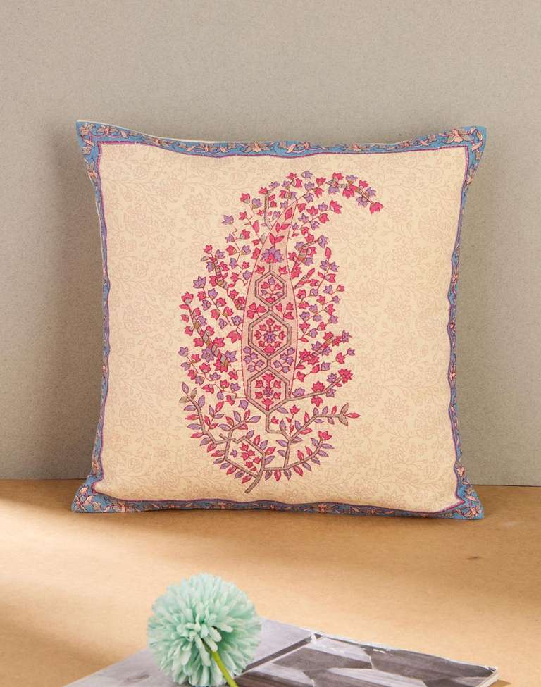 Embroidery Pillow Cover 30x30 Buy Multi Cotton Printed Noor