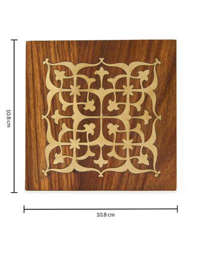 Brass Wood Inlay Nurvi Utility Box Brass Wood Inlay Nurvi Utility Box