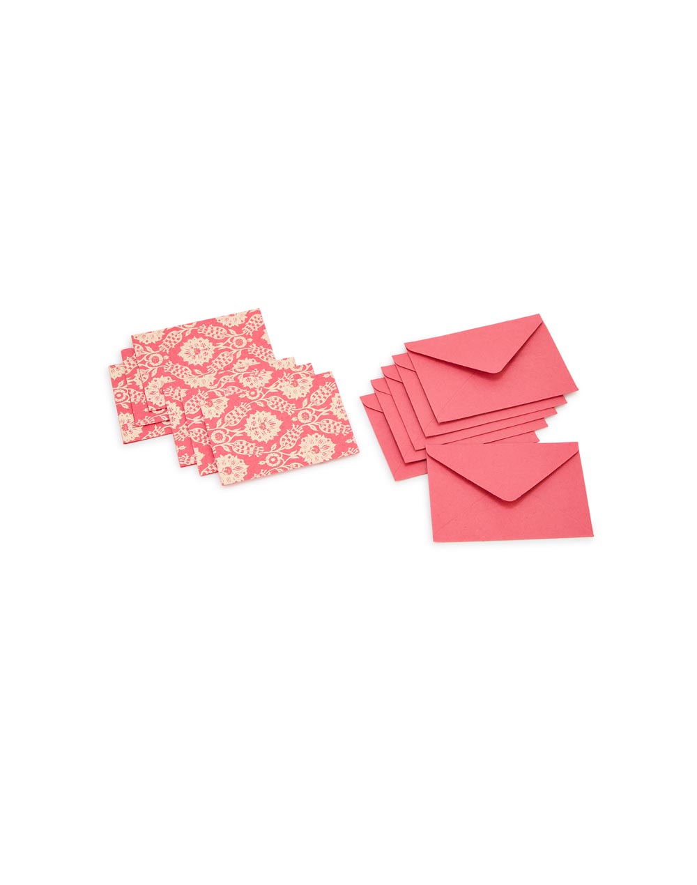 Pink Paper Printed Sarkhaab Gift Card Set Of 6 Pink Paper Printed Sarkhaab Gift Card Set Of 6