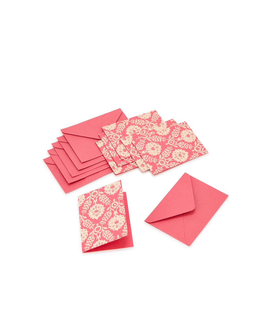 Pink Paper Printed Sarkhaab Gift Card Set Of 6 Pink Paper Printed Sarkhaab Gift Card Set Of 6