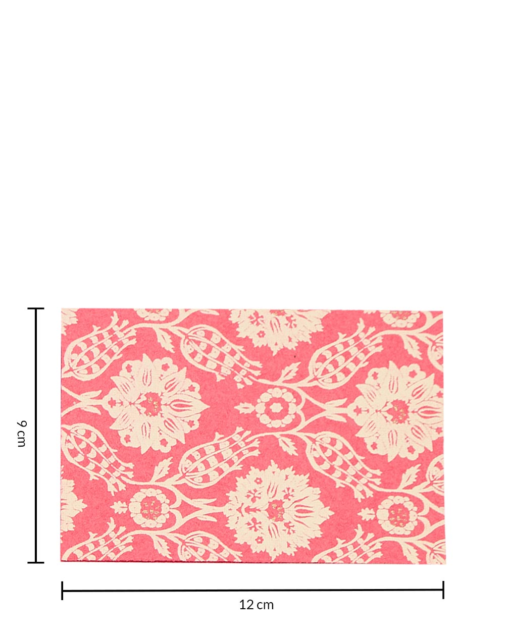 Pink Paper Printed Sarkhaab Gift Card Set Of 6 Pink Paper Printed Sarkhaab Gift Card Set Of 6