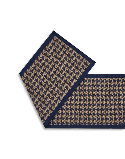 Indigo Chitra Cotton Table Runner Indigo Chitra Cotton Table Runner
