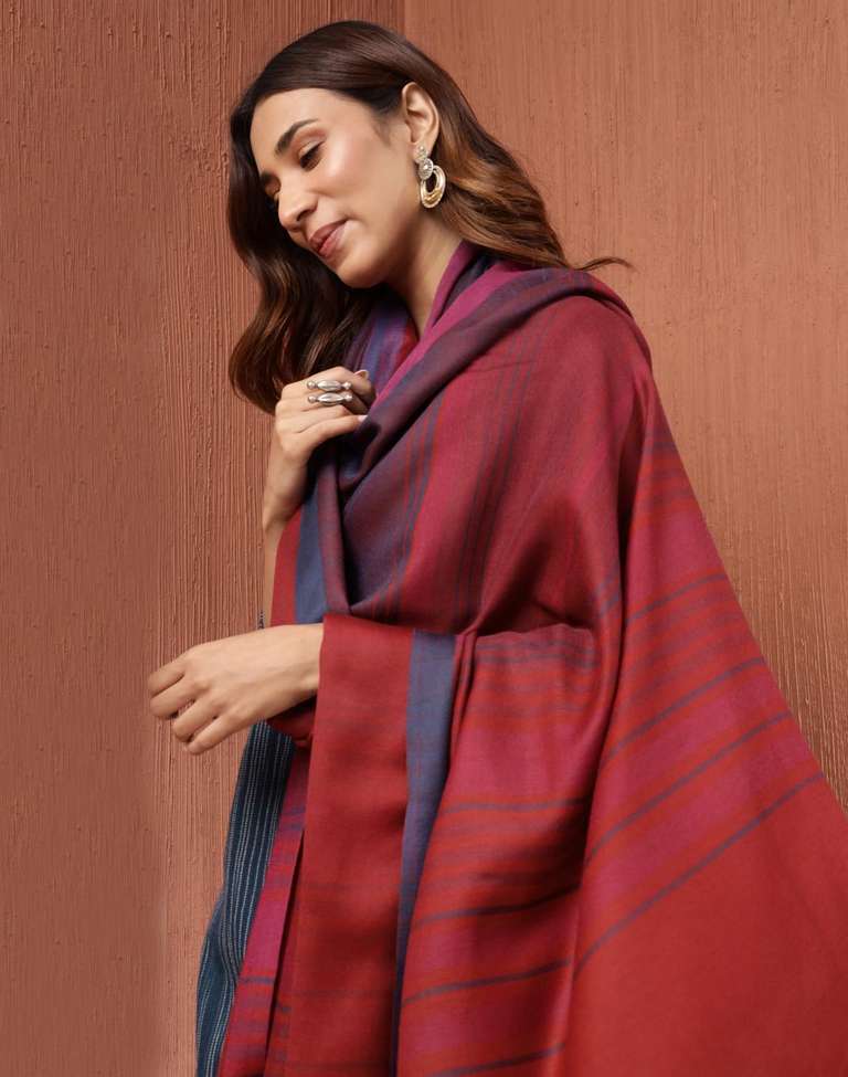 Buy Red Wool Shawl for Women Online at Fabindia 20193481