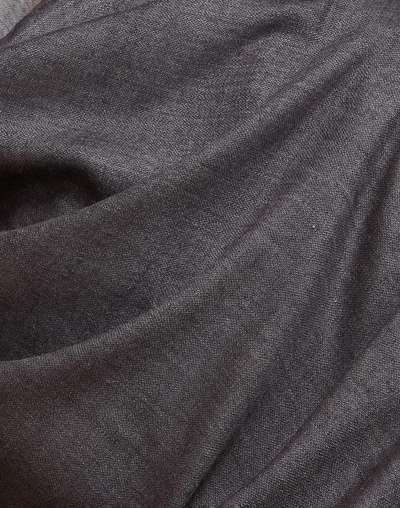 Black Wool Blend Shawl Black Wool Blend Shawl