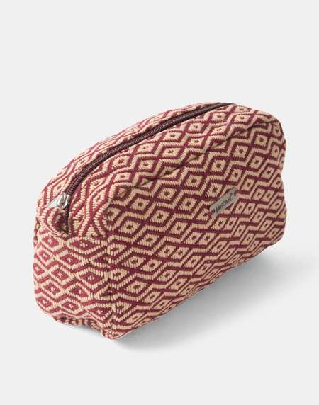 Buy Purple Cotton Woven Toiletery Bag Online at Fabindia 20194065